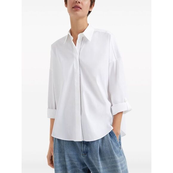 Brunello Cucinelli Women Cotton Shirt